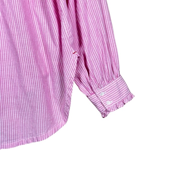 XIRENA Hale Shirt in El Matador Stripes Crus Stripe - Picture 8 of 11